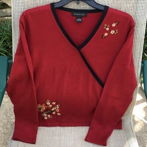 Red sweater
